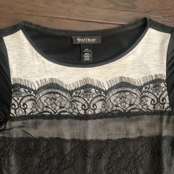 White House Black Market Lacey Top XXS - Picture 2 of 4